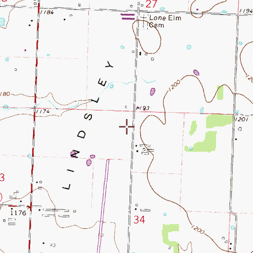 Topographic Map of Belview School (historical), AR