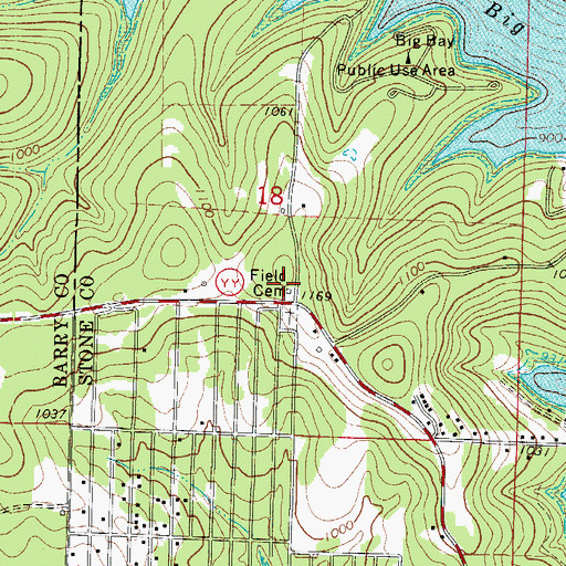 Topographic Map of Field School, MO