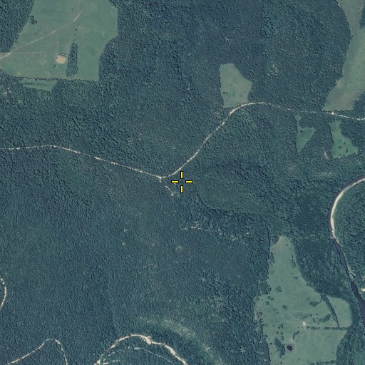 Aerial/Satellite Image of Big Piney Train Camp, MO