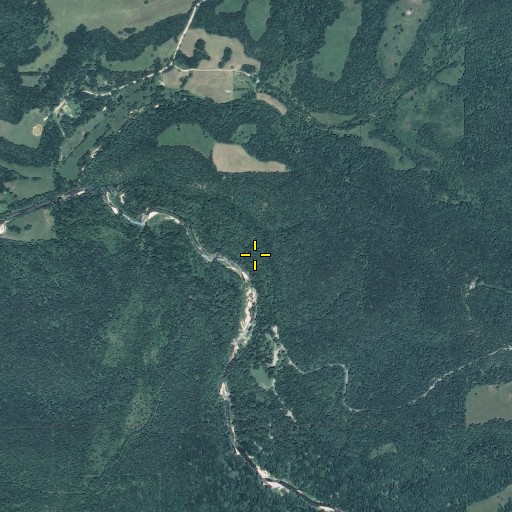 Aerial/Satellite Image of Cedar Bluff Trail, MO