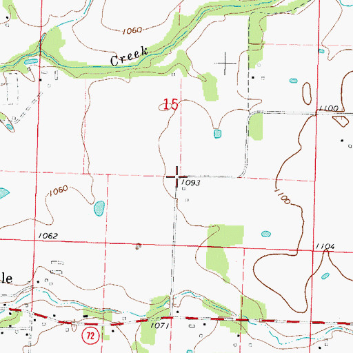 Topographic Map of Cave (historical), AR