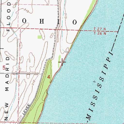 Topographic Map of Norfolk Landing, MO