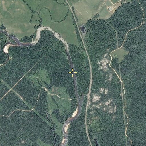 Aerial/Satellite Image of Granite Bend, MO