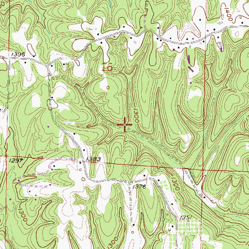 Topographic Map of Esculapia Spring, AR