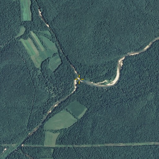Aerial/Satellite Image of Dry Fork, MO