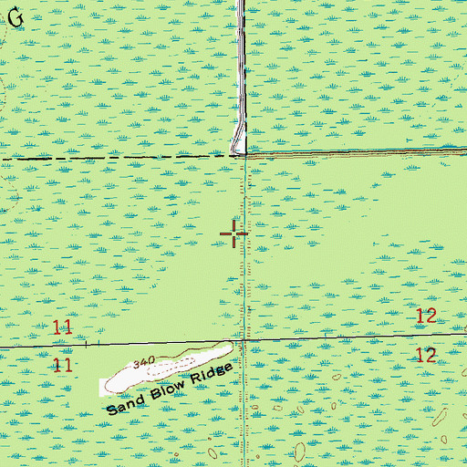 Topographic Map of Ditch Number 3, MO