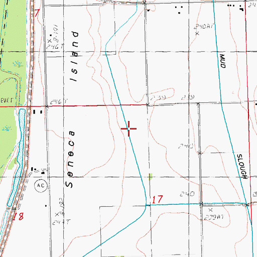 Topographic Map of Lateral Number 2, MO