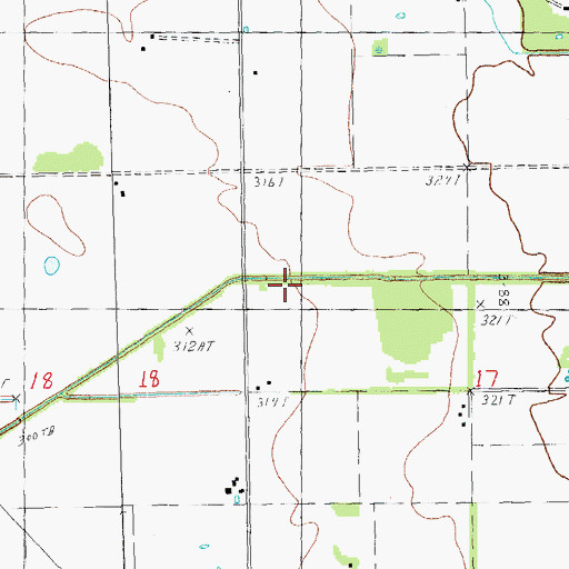 Topographic Map of Lateral Number 2, MO