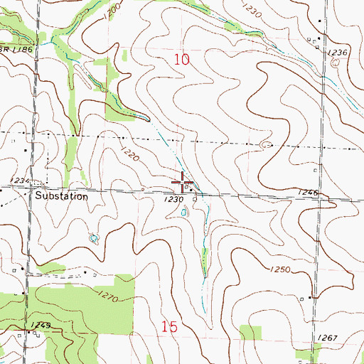 Topographic Map of Park, MO