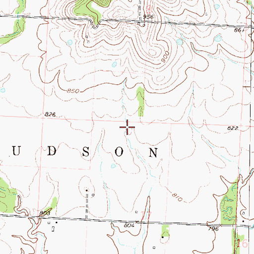 Topographic Map of Reynard (historical), MO
