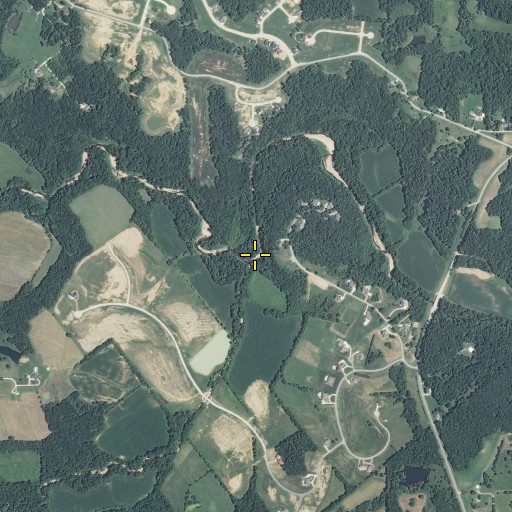 Aerial/Satellite Image of Cunningham Branch, MO
