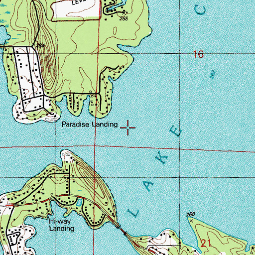 Topographic Map of Cobb Lake (historical), AR