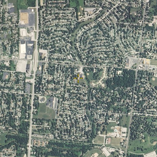 Aerial/Satellite Image of Gibson School, MO