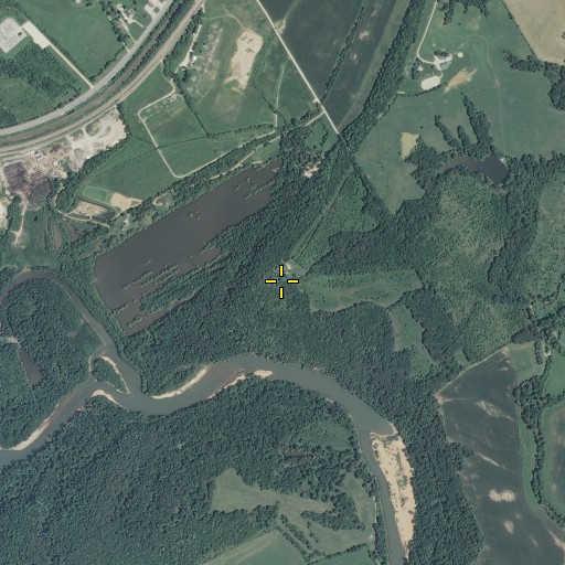 Aerial/Satellite Image of Lost Hill, MO