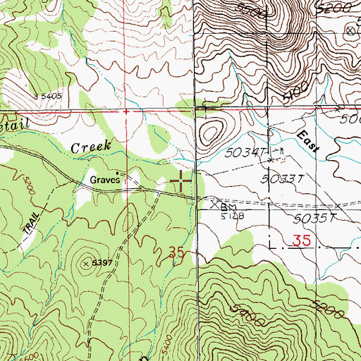 Topographic Map of MacKey Canyon, AZ