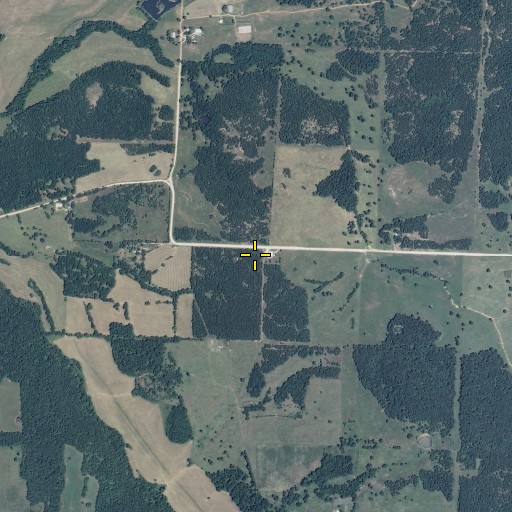 Aerial/Satellite Image of Prairie Mound School (historical), MO