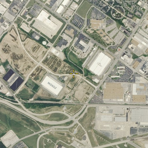 Aerial/Satellite Image of Scudder School, MO