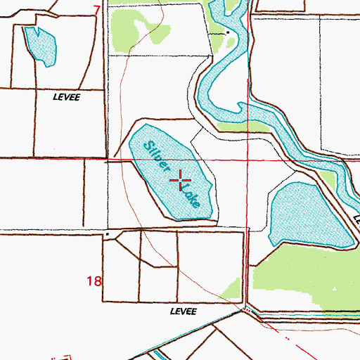 Topographic Map of Silver Lake, MO