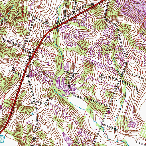 Topographic Map of Suson Park, MO
