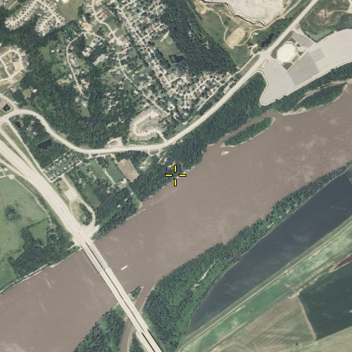 Aerial/Satellite Image of Taylor Branch, MO