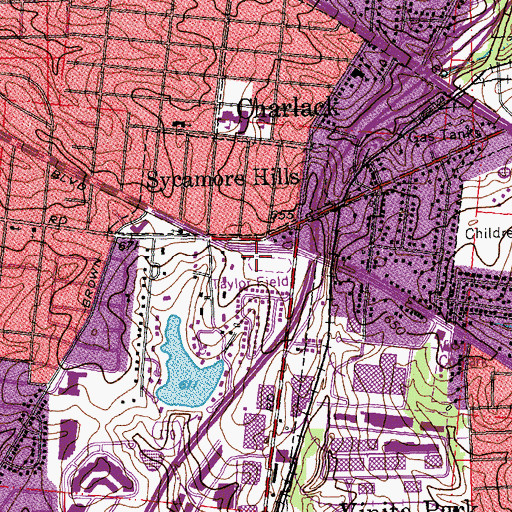 Topographic Map of Taylor Field, MO