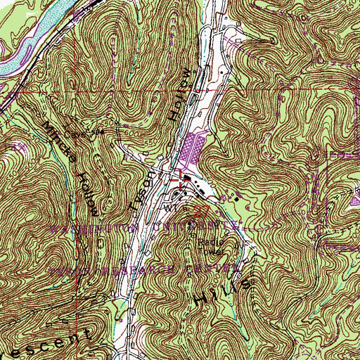 Topographic Map of Washington University Tyson Research Center, MO