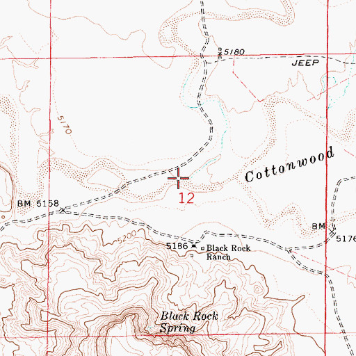 Topographic Map of Mackelprang Wash, AZ