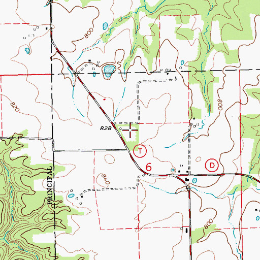 Topographic Map of Cappeln Lookout (historical), MO
