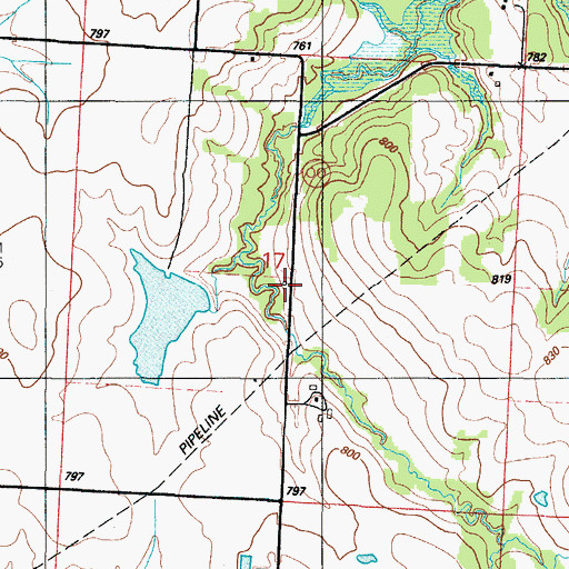 Topographic Map of Graham School (historical), MO