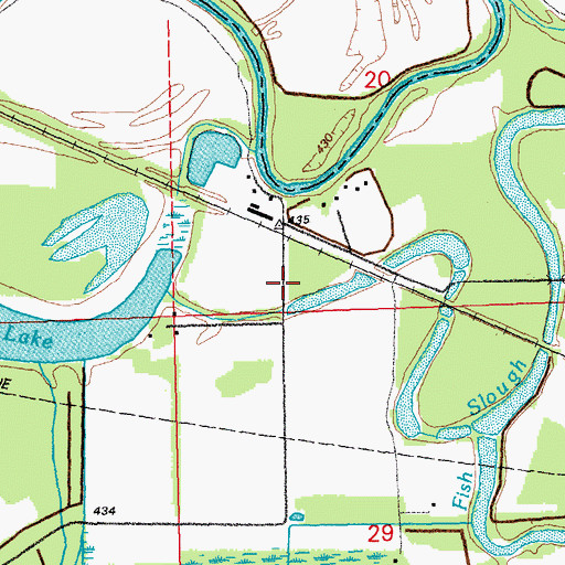Topographic Map of Dolbow (historical), MO