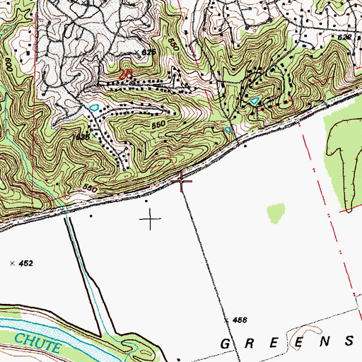 Topographic Map of Union School (historical), MO