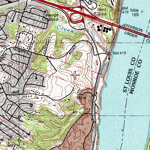 Topographic Map of Koch (historical), MO