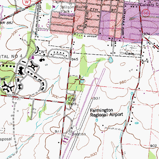 Topographic Map of State Hospital Quarry (historical), MO