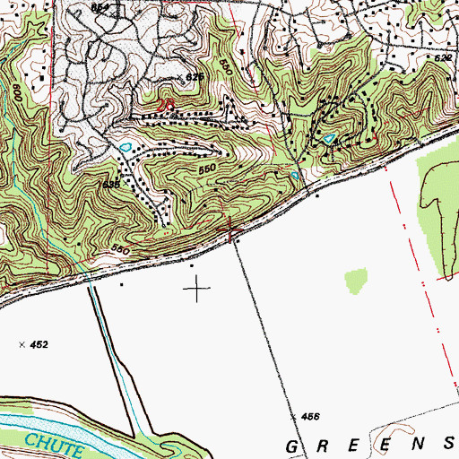 Topographic Map of Miller, MO