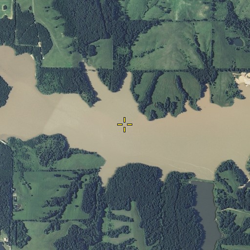 Aerial/Satellite Image of Daniel Boone Lake, MO