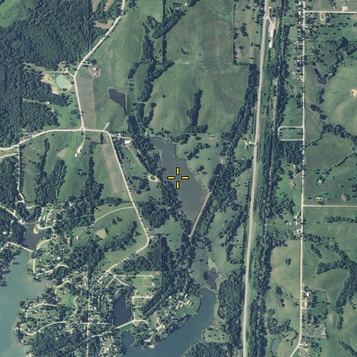 Aerial/Satellite Image of Berndt Lake, MO