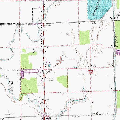 Topographic Map of Butler County, MO