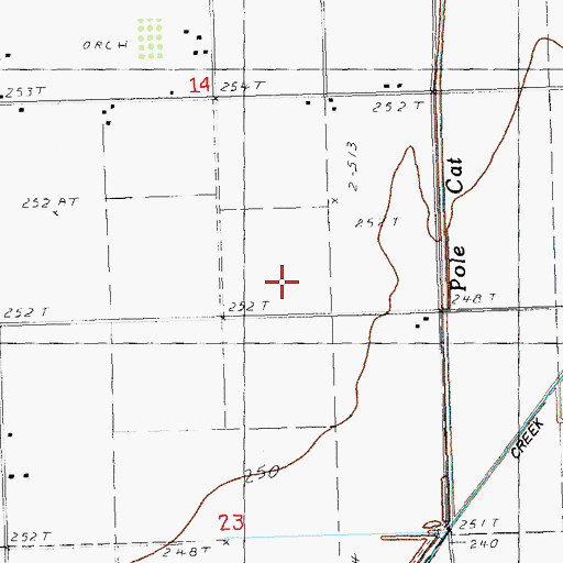 Topographic Map of Dunklin County, MO