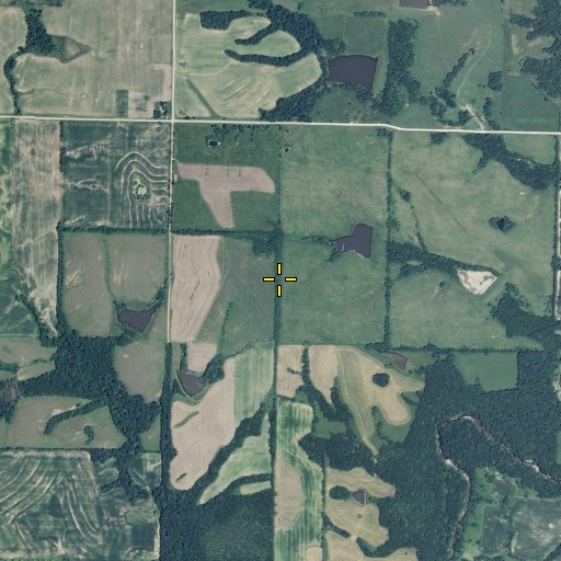 Aerial/Satellite Image of Harrison County, MO