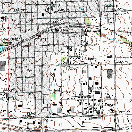 Topographic Map of Livingston County, MO