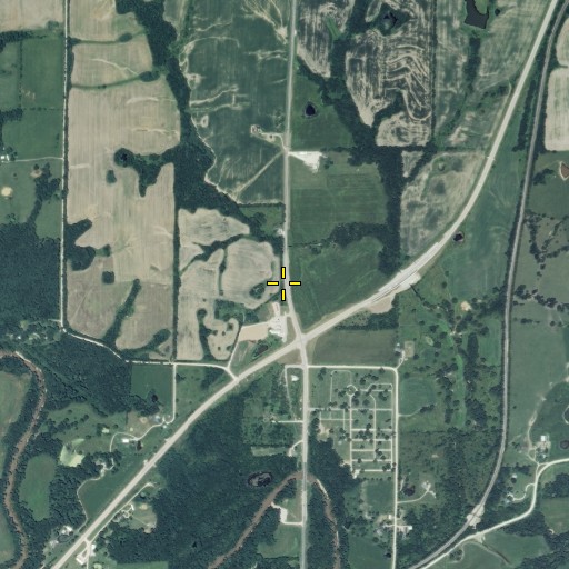 Aerial/Satellite Image of Monroe County, MO