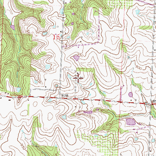 Topographic Map of Action Gliderport, MO