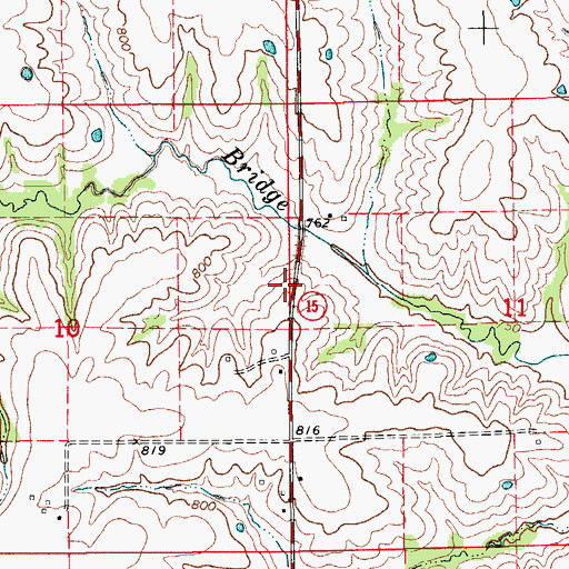 Topographic Map of Dromey Airport (historical), MO