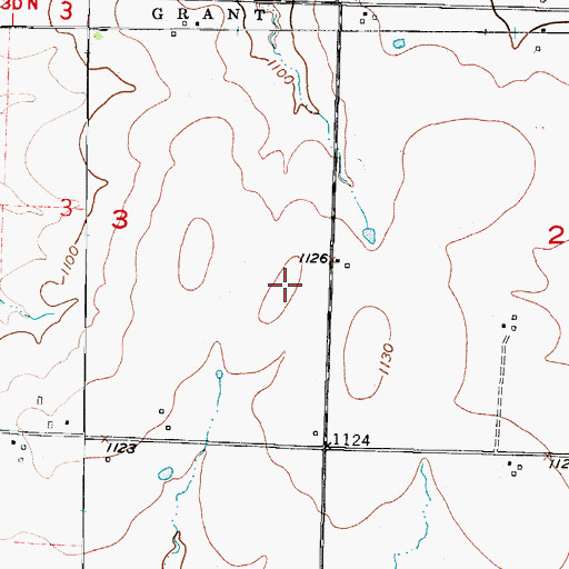Topographic Map of Boehne Field (historical), MO