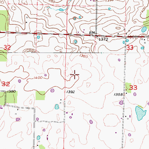 Topographic Map of Skyview Airport, MO