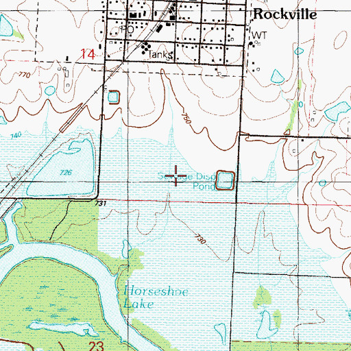 Topographic Map of Heiman Field (historical), MO