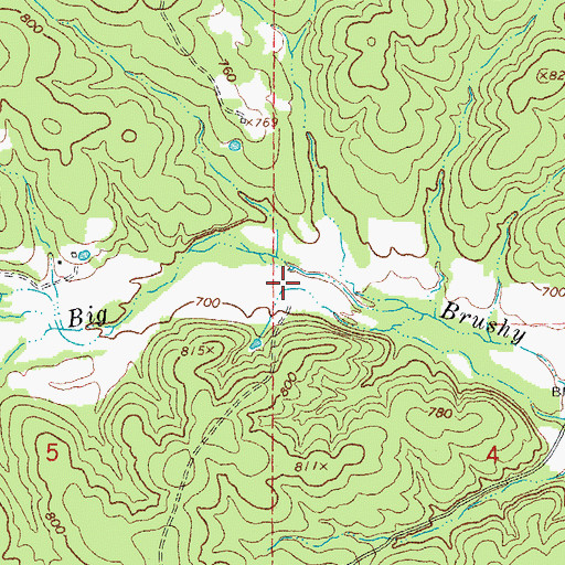 Topographic Map of Flying 'J' Ranch Airport, MO