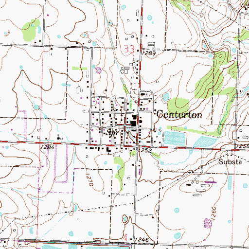 Topographic Map of McKissick Spring, AR