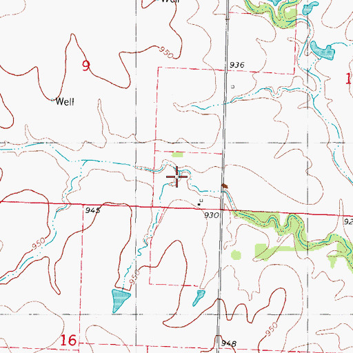 Topographic Map of KKUZ-FM (Joplin), MO