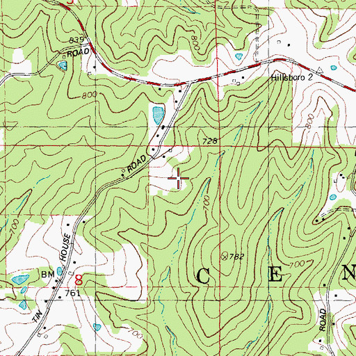 Topographic Map of KSTZ-FM (St Genevieve), MO